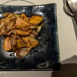 中国四川酒家 蔓山 - 杜仲高麗豚とかぼちゃの回鍋肉