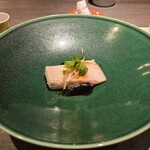 銀座 鮨 桃の木 - 鮫ガレイ。