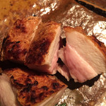 銀座 水野 - 信玄鳥の炭火焼き