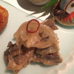 銀座 水野 - 蛸の柔らか煮・鯵の南蛮漬け・生麩の田楽・そら豆の木の芽和え・トマトの蜂蜜煮