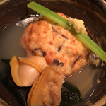 銀座 水野 - ひょうずりとあさりの煮物