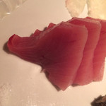 銀座 水野 - お造り：おこぜのうすつくり・胃袋・皮・肝・メジマグロ