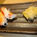 海老寿司 - タラバガニ