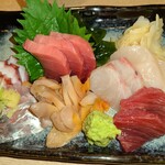 海老寿司 - 刺身盛り合わせ