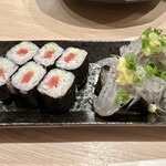 やすらぎ - 鉄火巻き 生しらす握り