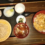 麻布さ和長 - 親子丼と半せいろ