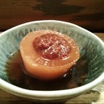 ふた夜の月 - 濃いめの出汁おでん。大根♪