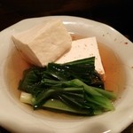 ふた夜の月 - うるめとにがり豆腐。美味い!!