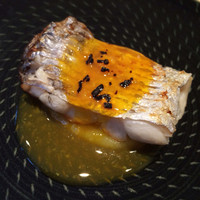 鯛良 白金店 - 太刀魚、インカの目覚め、卵黄酒盗かけ
                