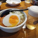 高幡不動 肉流通センター - ハーフ冷麺494円とお酢