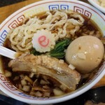 塩そば専門店 桑ばら - 焼きあご出汁の手揉みつけそば