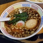 塩そば専門店 桑ばら - 焼きあご出汁の手揉みつけそば