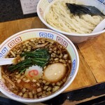 塩そば専門店 桑ばら - 焼きあご出汁の手揉みつけそば