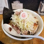 塩そば専門店 桑ばら - ネギ塩冷やし油そば