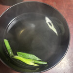 うなぎ　色川 - すまし