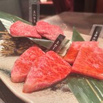 焼肉GROW - 特選和牛 厚切り上ハラミ A5ランク黒毛和牛特選上ロース 特選上カルビ