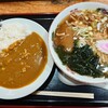 ほそ島や - 料理写真:半カレー中華そば（1400円）