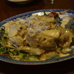 ゆうがお - 余った初鰹のタタキは、味を変えてマヨネーズ醤油で