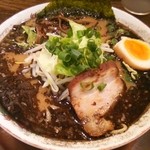 酒風呂 - 熊本ラーメン(太麺)