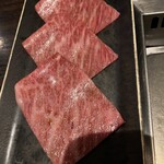 焼肉うしごろ 銀座並木通り店 - ザブトンのすき焼き