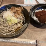 ホテル クージュ  - 料理写真:越前定食の越前そば＆ソースカツ丼小(2024/11/09)