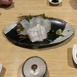 旬 - ヒラメ刺し