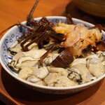 得仙春岡 - 伊勢海老と牡蠣