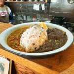 スパイスカレーandカフェ チカク - 2種がけ　1300円