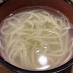 足柄古道万葉うどん - おかわり湯うどん一人前