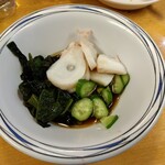 大都会 - たこ酢 400円(税込)(2024年11月8日撮影)