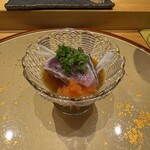 北陸の鮨 飛泉 - 迷いカツオ