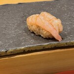 北陸の鮨 飛泉 - 甘エビ、今までで一番美味しいかも