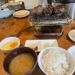 炭火焼きハンバーグと釜炊きご飯 BeefMan - 