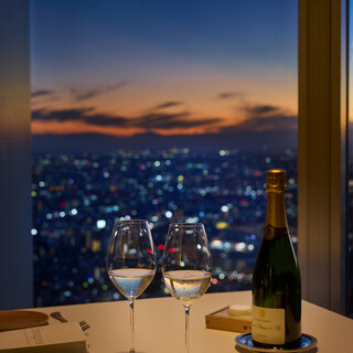 地上245m、最上階51階からの素晴らしい眺望