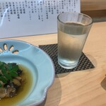 源平寿司  - 冷酒(春鹿純米)三杯飲んでしまった