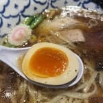 ヱビスヤ - CJモンモ11月号クーポンで半熟玉子サービス頂きました