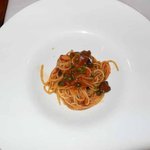 イタリア料理オピューム - パスタ料理です。スパゲッティーニ　プッタネスカです。