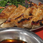 ばくだん屋 - セットの餃子