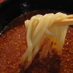 ばくだん屋 - 辛味噌つけそばの麺