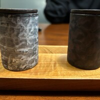 メゾン ケイ - このデザートもとても美味しかったです。主人と私で器のメインカラーが違っていて、素敵でした。