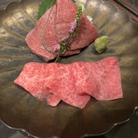 YORONIKU TOKYO AZABUDAIHILLS - トモサンカクとヒレの刺し身