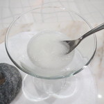 クイントカント - 炭酸水を自分で混ぜて、口当たりのサラサラとしたグラニテに