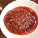 柳家 - これが灼熱の辛味噌 見た目以上に辛い！
