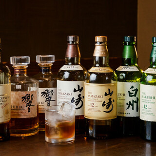 豊富なウイスキーセレクション◆期間限定のオリジナル日本酒も