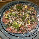 横須賀夜市 - ローストビーフのカルパッチョ
