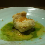 RISTORANTE IL NODO - 逗子小坪漁港の平目 畑のカブ カラスミ