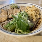 更科 - 冷やしたぬきそば(大)