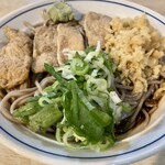 更科 - 冷やしたぬきそば(大)