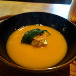 天ぷら 松 - 桜エビの椀物