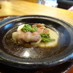 天ぷら 松 - 筍と牛肉の小鍋